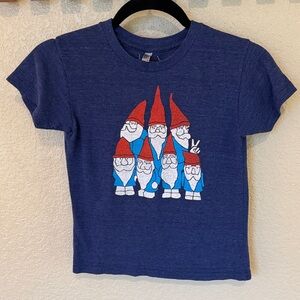 Charming Gnome Graphic Tee in Navy